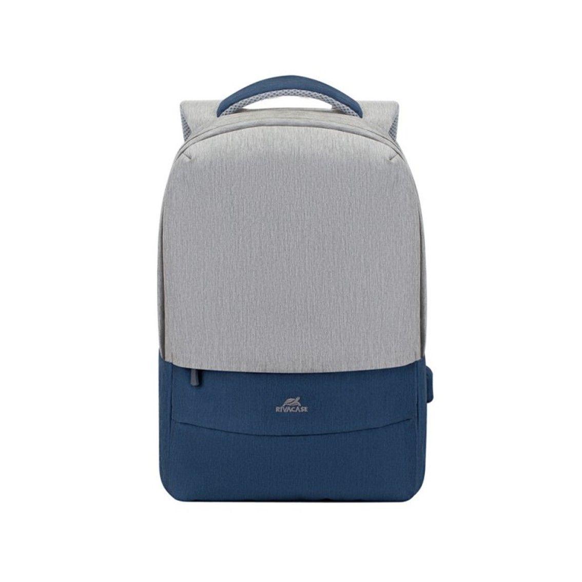 Mochila para Portátil RIVACASE 7562 (15,6" - Cinzento/Azul-escuro), miniatura 2