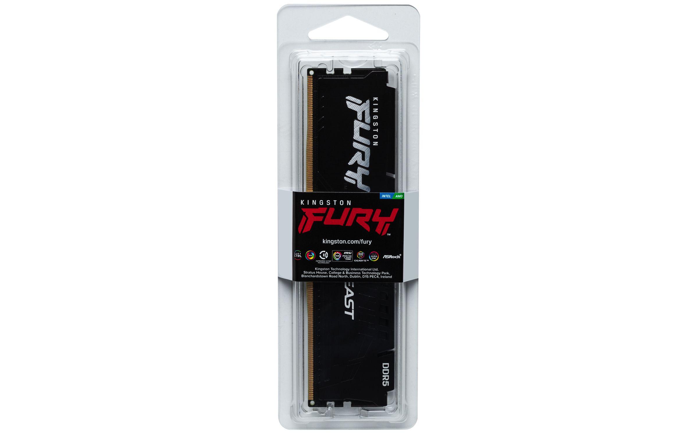 Memória RAM KINGSTON FURY Beast KF552C40BB-32 (5200 MHz - 32 GB - DIMM) — miniatura 4