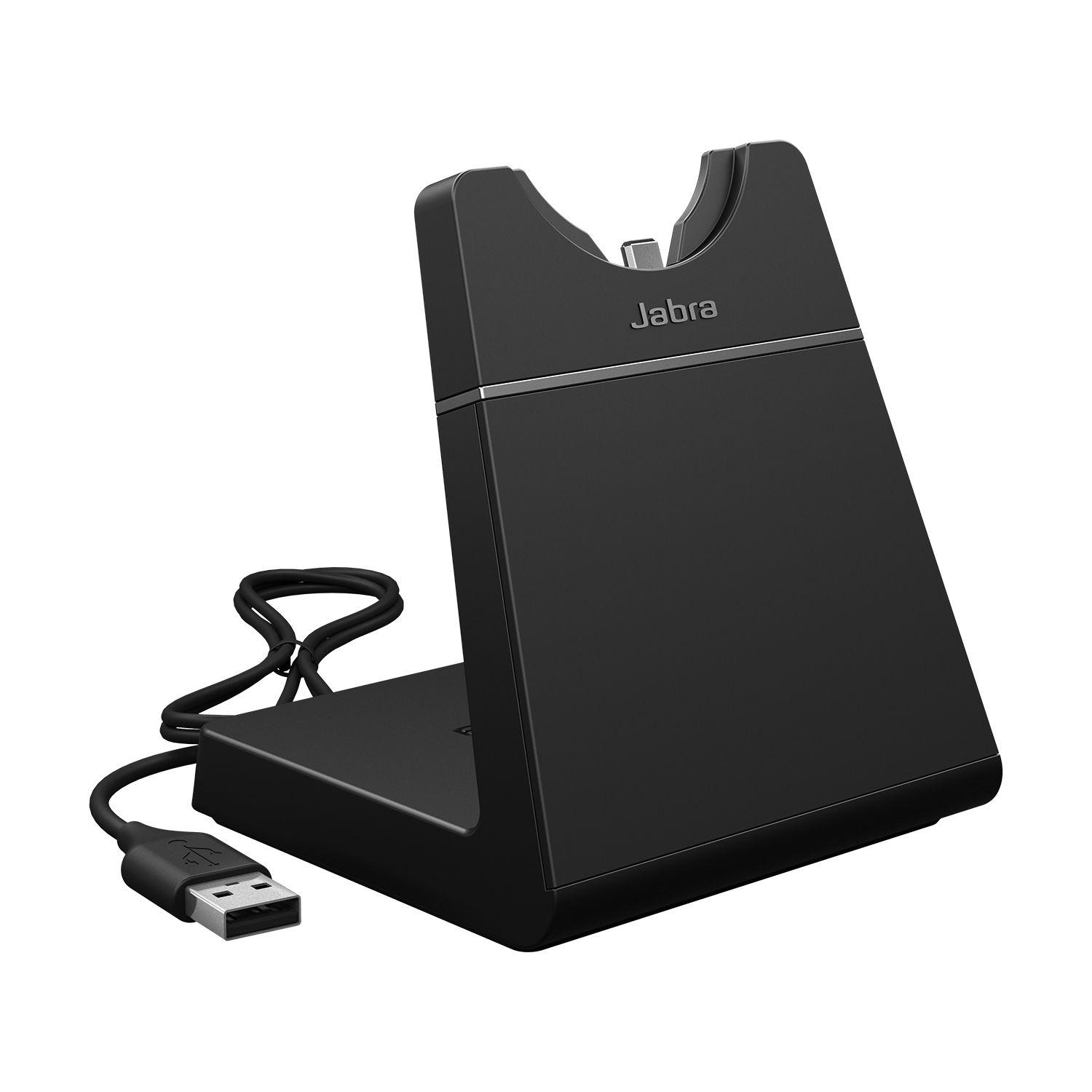 Suporte de Carregamento para Auscultadores JABRA Engage SE Desk Stand 14217-01 (USB-A - Preto)