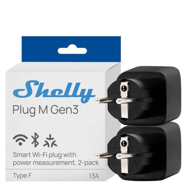 Tomada Inteligente SHELLY Plug M Gen3 (Preto) — miniatura 2