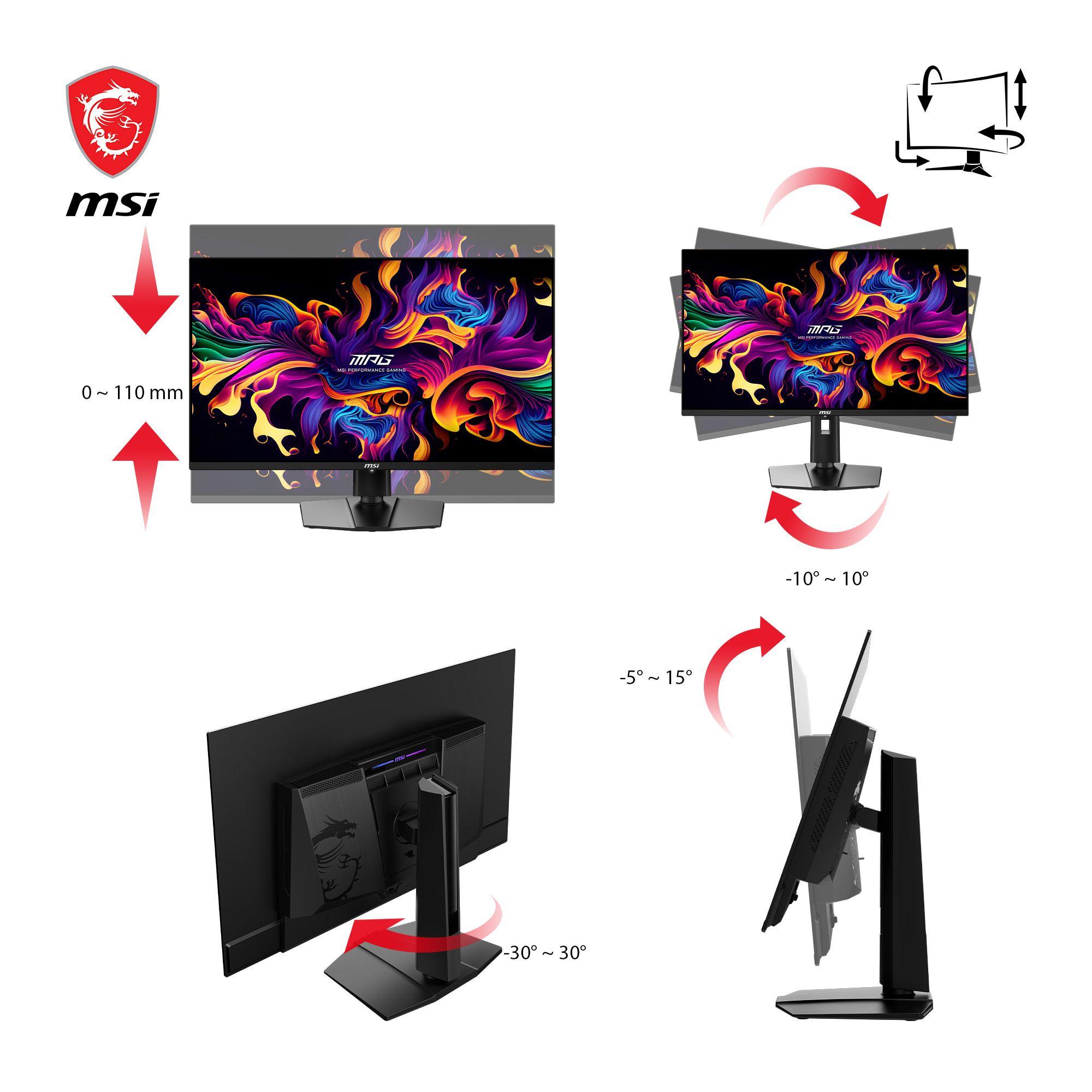 Monitor MSI MPG 321URXDE QD-OLED (31,5" - QD-OLED - 240 Hz - Preto) — miniatura 13