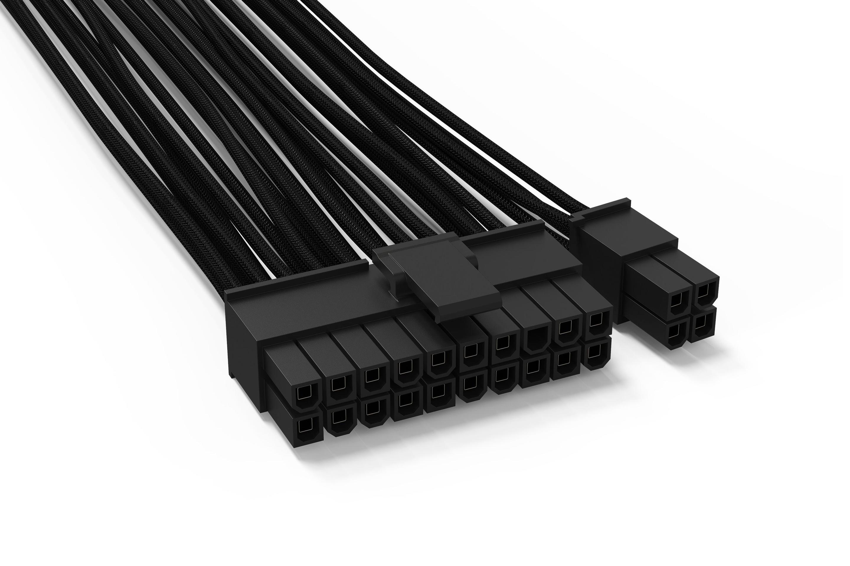 Cabo de Alimentação Interno BE QUIET! CB-6620 (ATX 20+4 pinos - 0,61 m - Preto)