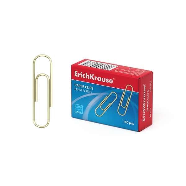 Clipes de Papel ERICHKRAUSE TC0162529 (28 mm - Cobre)