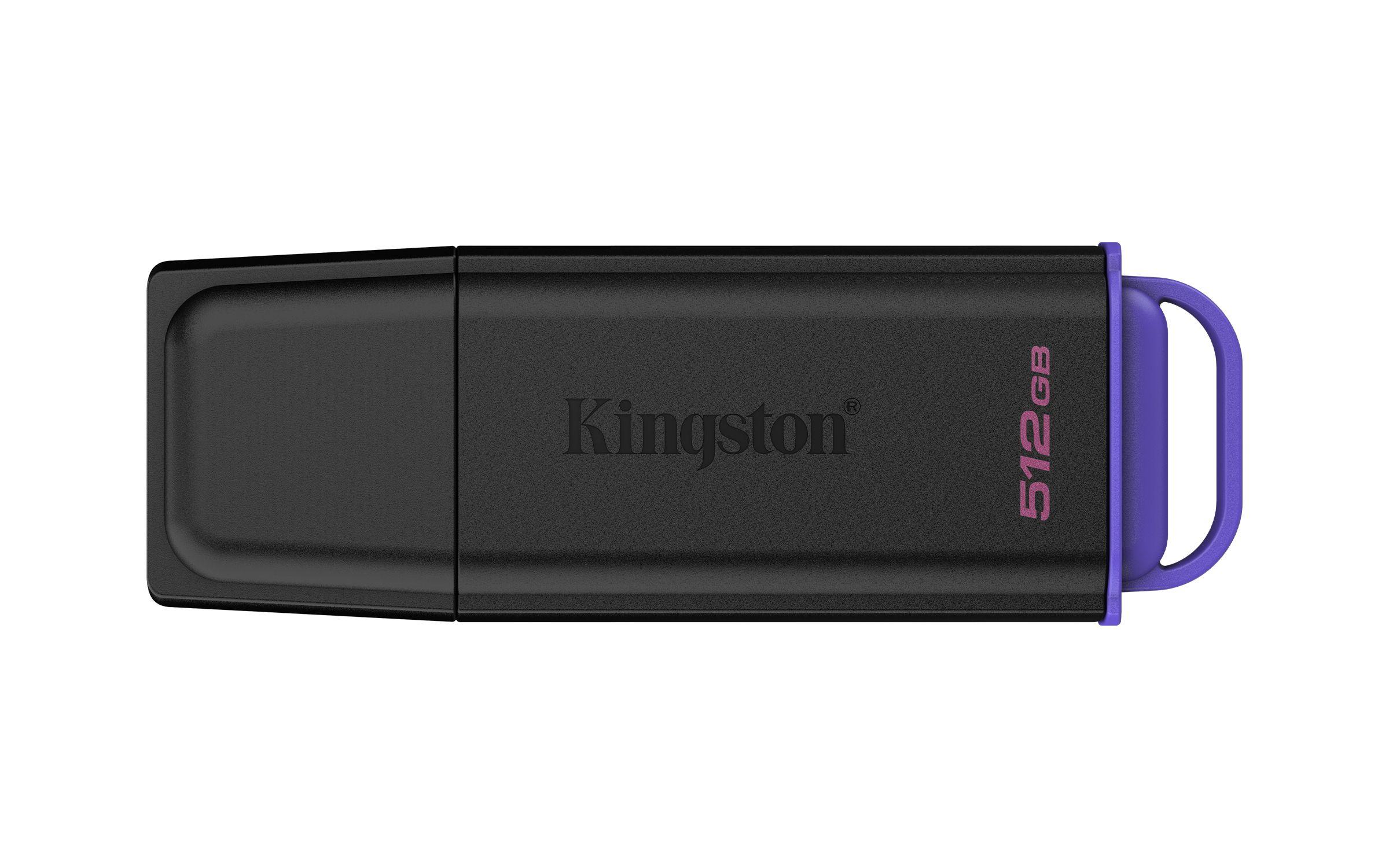Pen USB KINGSTON DataTraveler Exodia (512 GB - USB Type-A - 3.2 Gen 1 - Preto e Violeta)