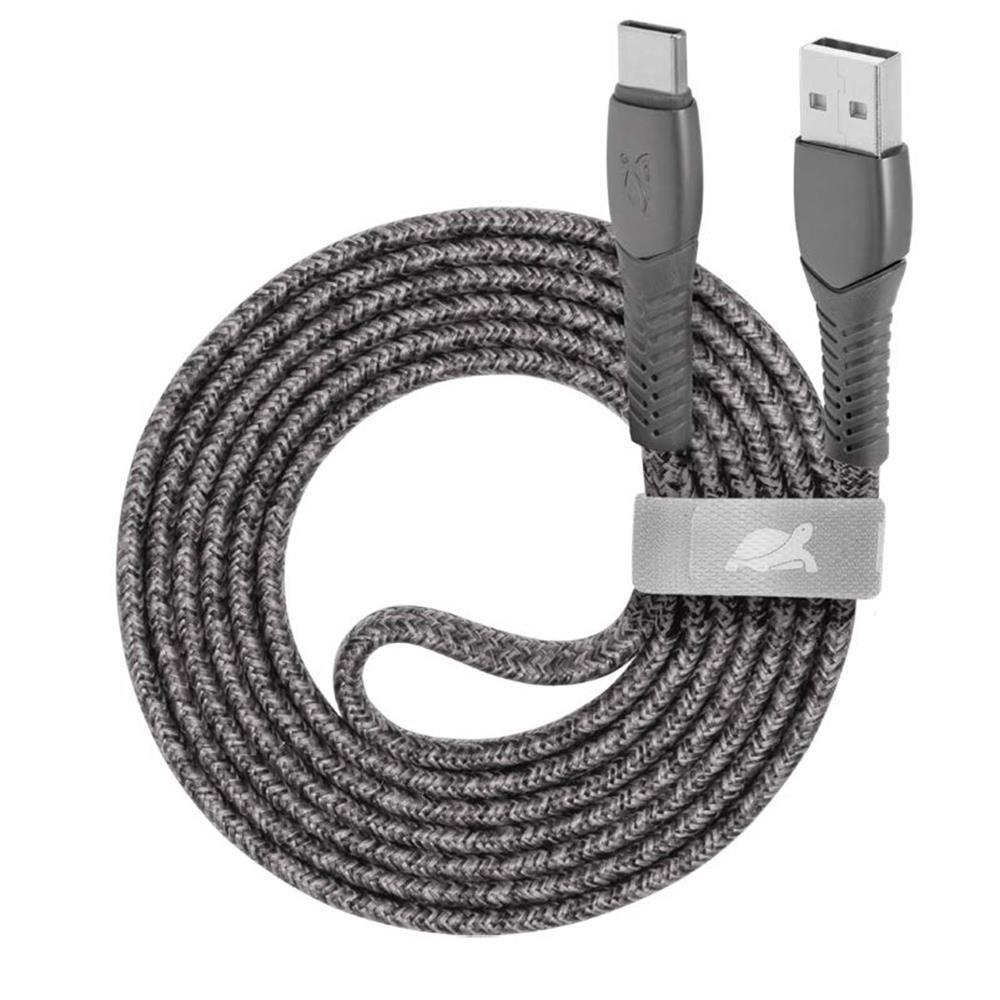 Cabo USB-C para USB-A RIVACASE PS6102GR12 (120 cm - USB-A - Cinzento)