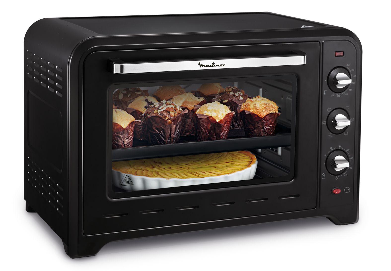 Mini-forno MOULINEX OX4958 (2200 W - 1200 W - 60 l - Preto)
