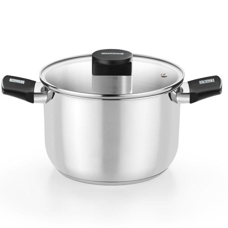 Caçarola MONIX M240222 (Acero inoxidable - 22 cm - Inox)