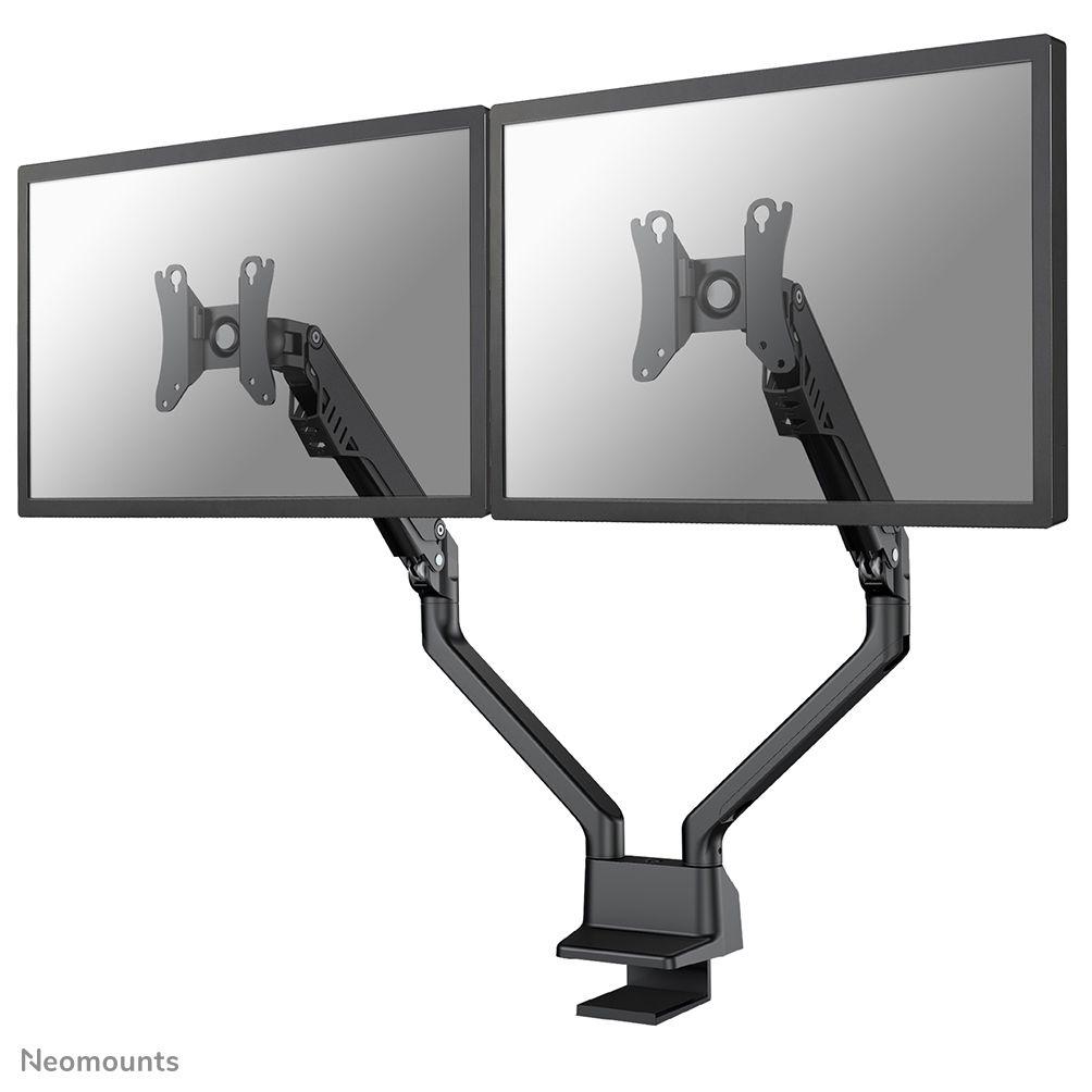 Suporte de Secretária para 2 Monitores NEOMOUNTS FPMA-D750DBLACK2 (10"–32" - VESA 75x75/100x100 - Preto)