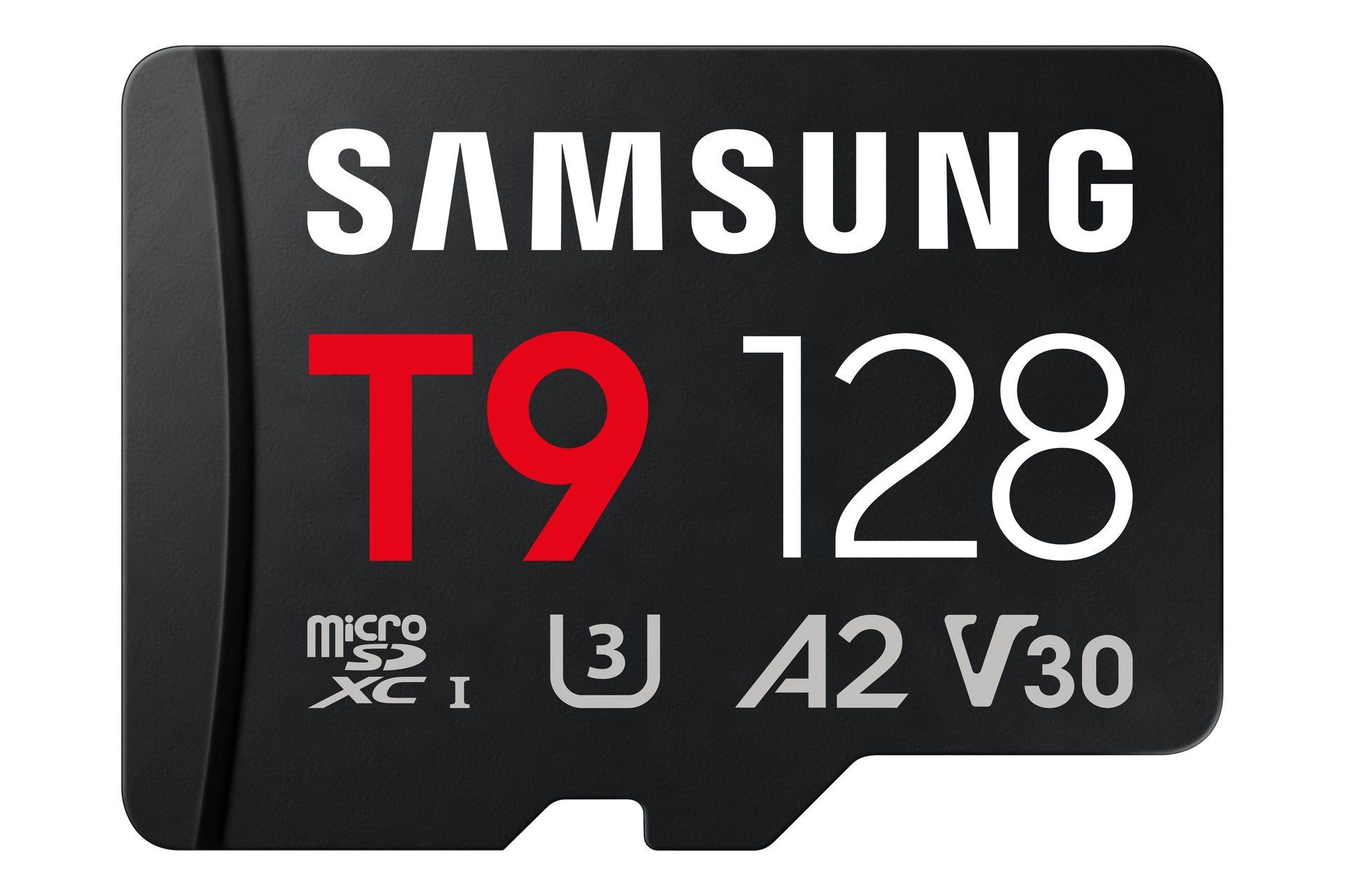 Cartão de Memória SAMSUNG T9 (128GB - 200 MB/s - Preto)