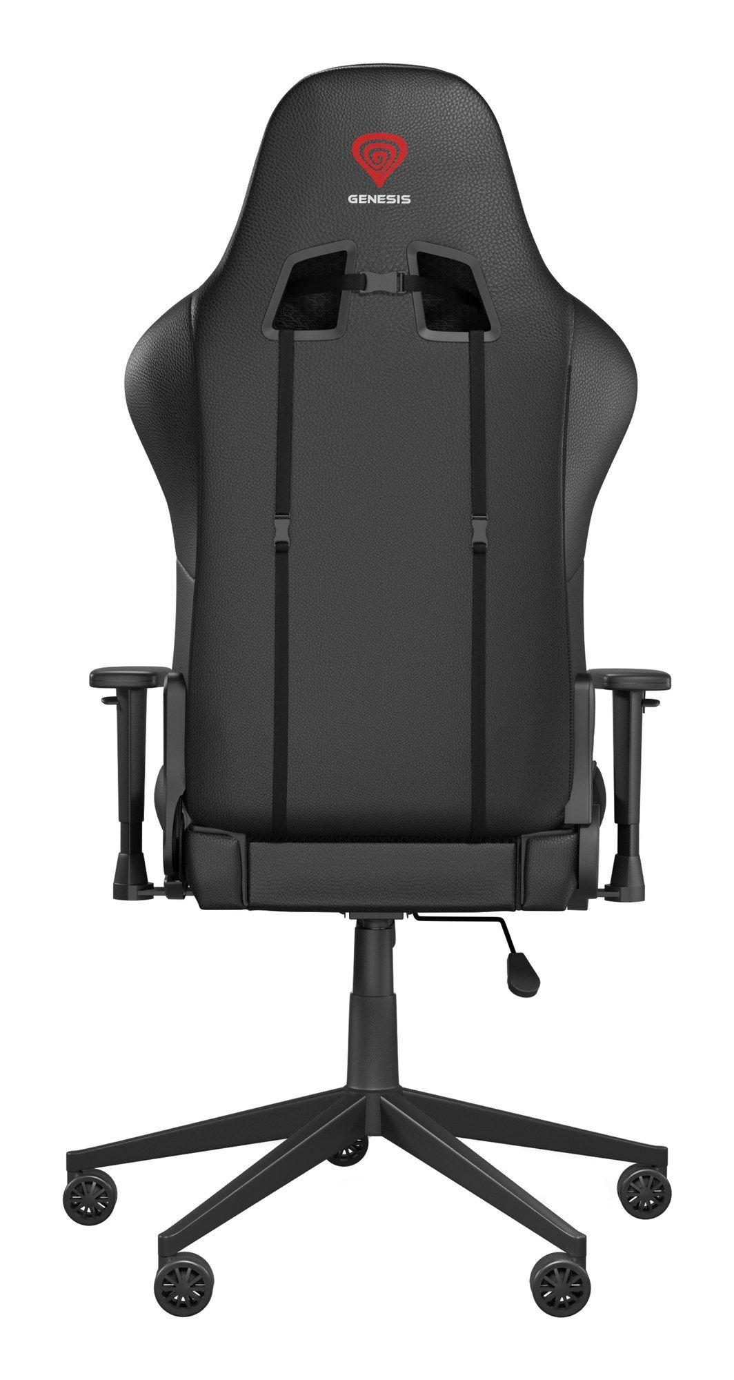 Cadeira Gaming GENESIS Nitro 440 G2 (120 kg - 7 cm - Tecido, Imitação de pele - Preto/Cinzento) — miniatura 2