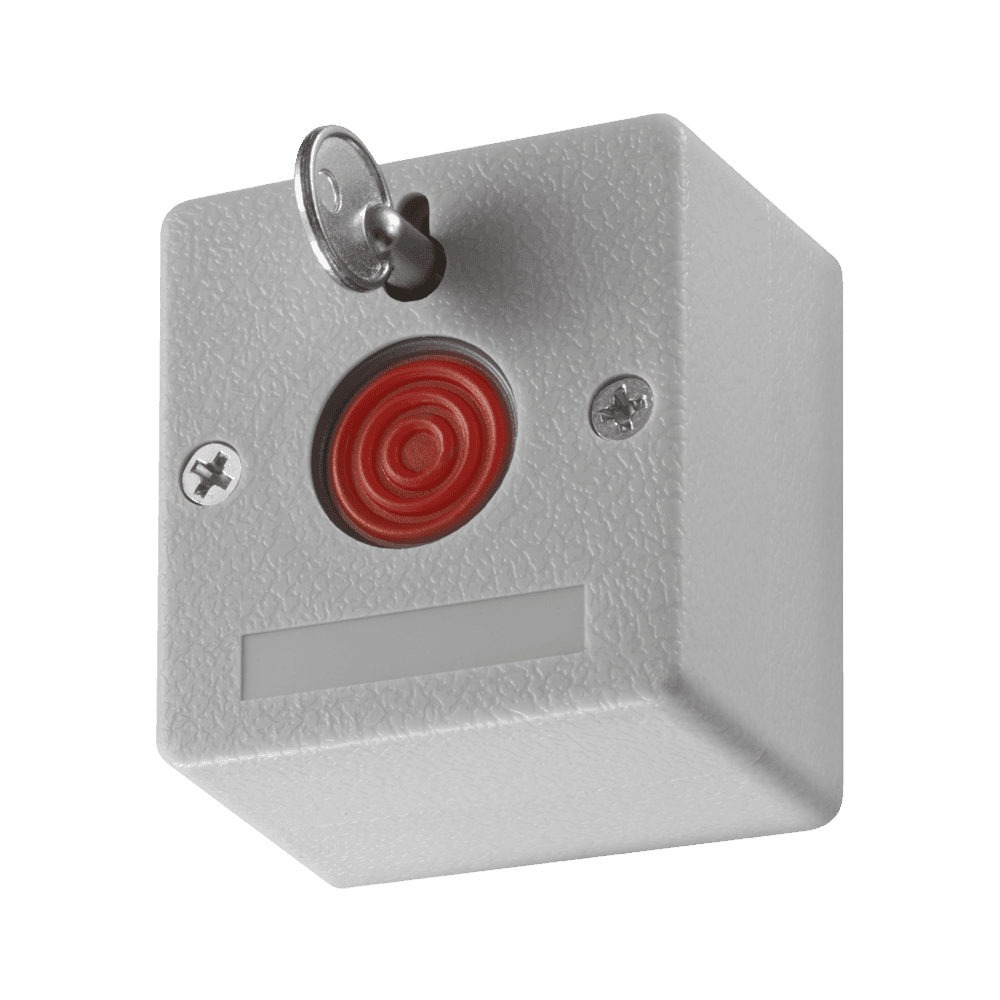 Botão de Pânico com Fio HIKVISION DS-PD1-EB (NO/NC - 250 VDC / 300 mA - ABS Ignífugo)