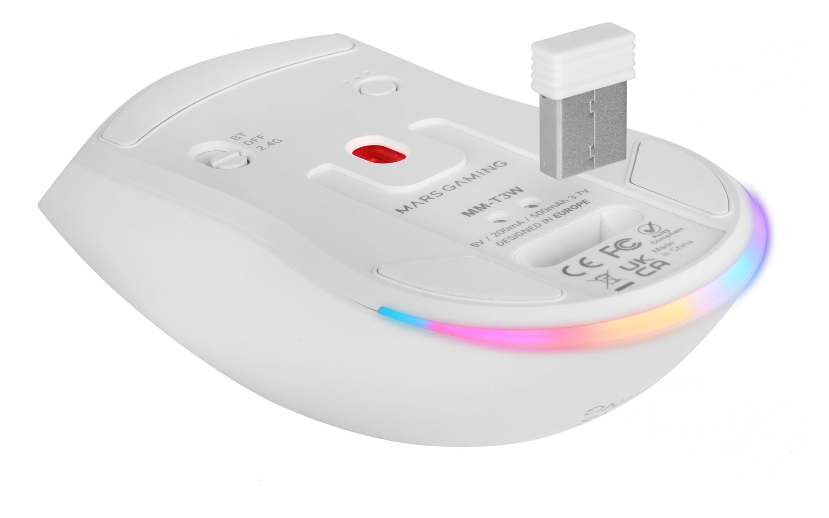 Rato Gaming MARS GAMING MMT3W (Mão direita - 14400 DPI - Ótico - Branco), miniatura 7