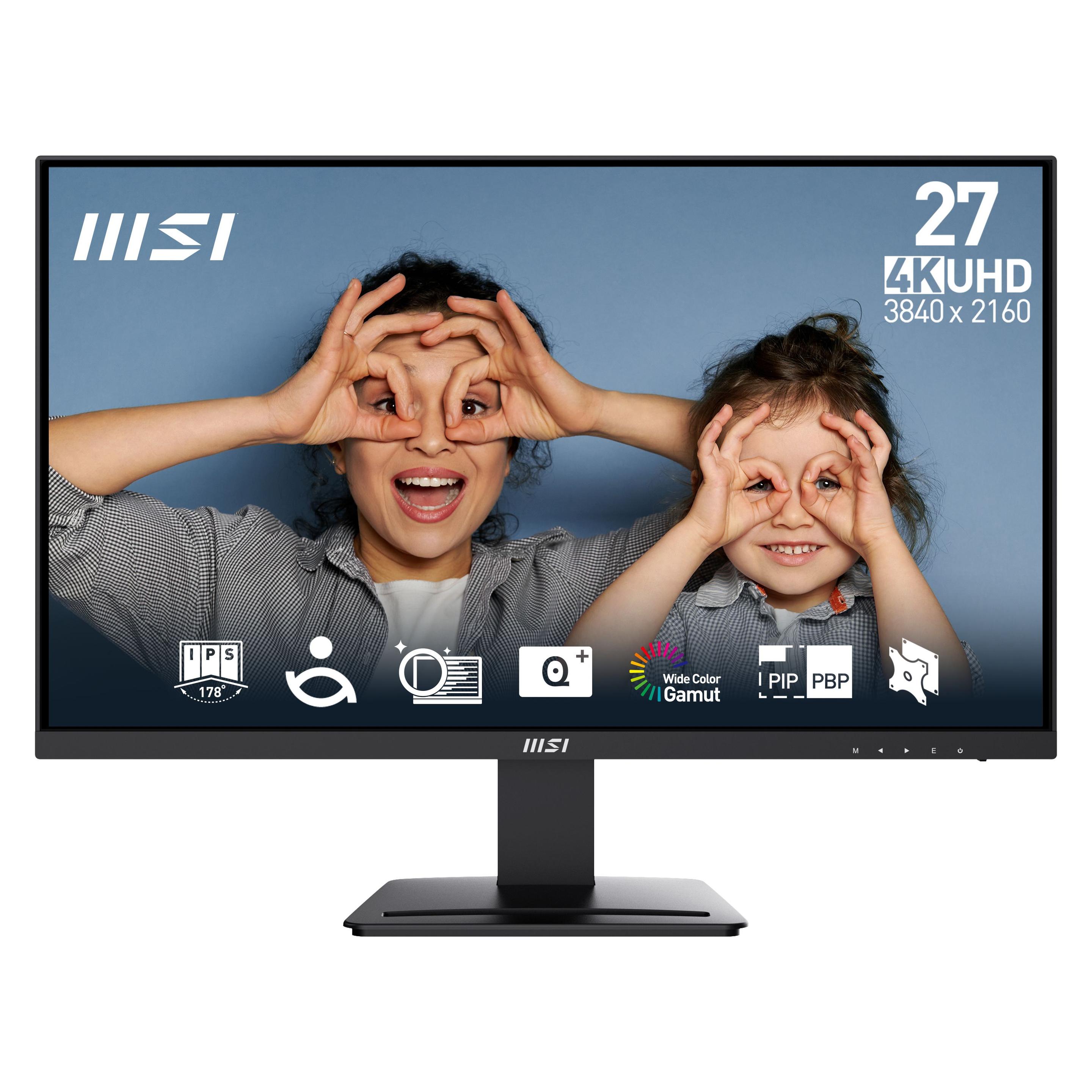 Monitor MSI PRO MP273U (27" - IPS - 60 Hz - Preto)