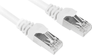 Cabo de Rede RJ45 SHARKOON CAT.6 SFTP (0,25 m - Branco)
