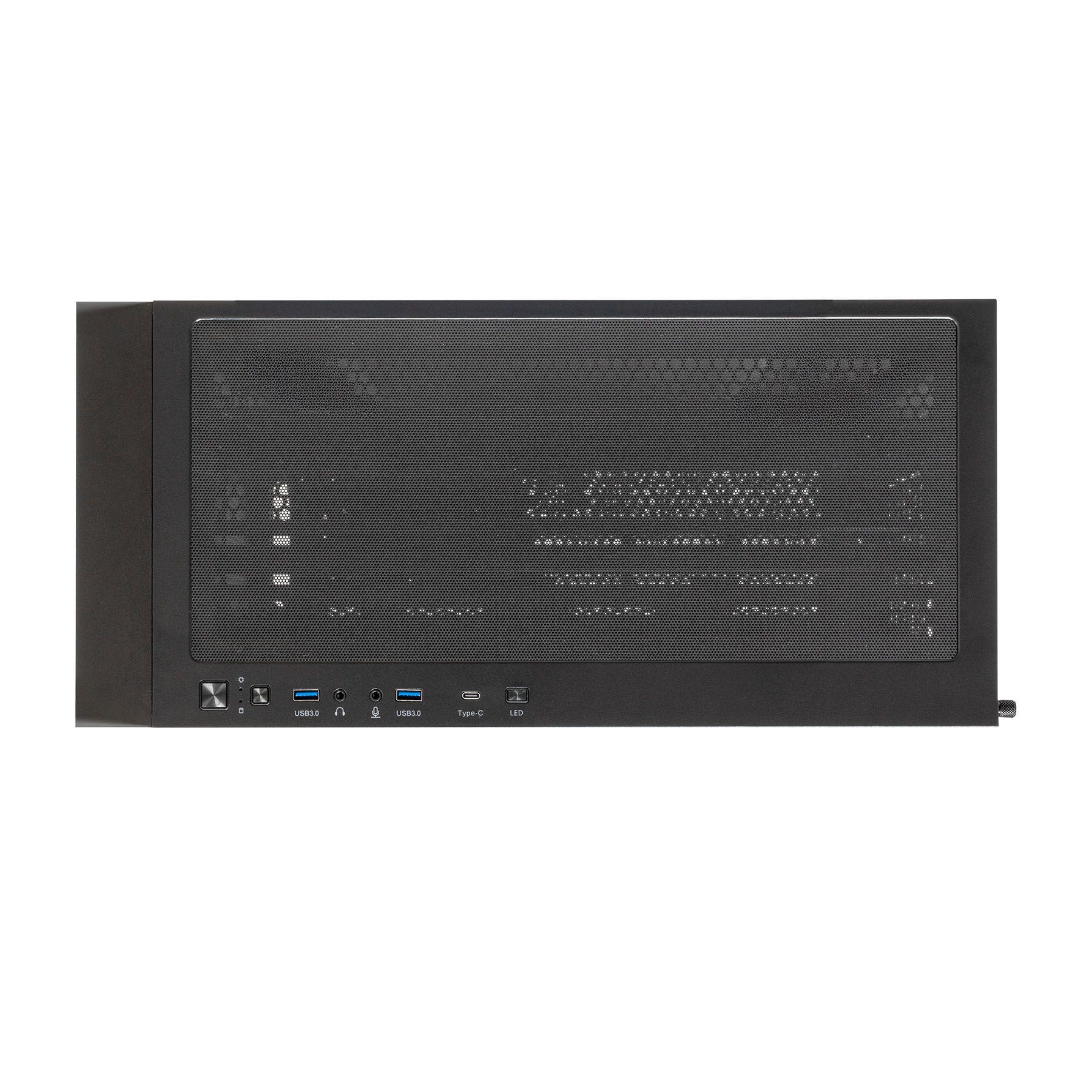 Caixa PC UNYKACH Revelat Mesh Black (ATX, Micro ATX - Midi Tower - ARGB multicolor - Preto) — miniatura 5
