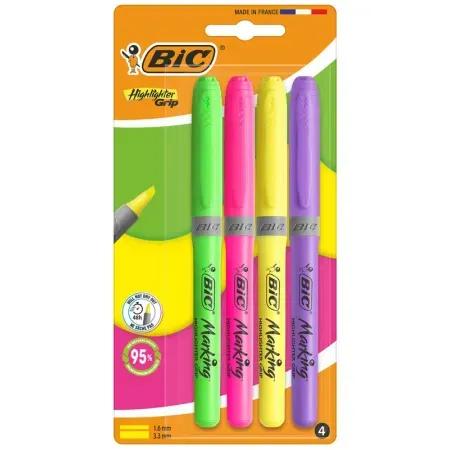 Marcadores Fluorescentes BIC Highlighter Grip (197 × 101 mm - Cores sortidas), miniatura 2