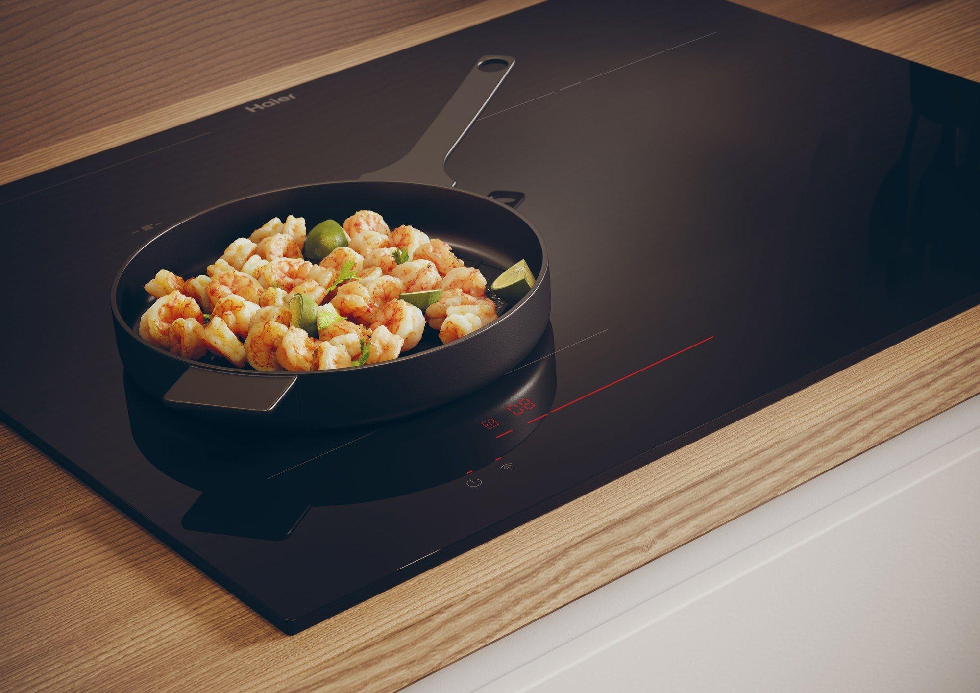 Placa de Indução de Encastre HAIER HAIFB53IRCS (3 zonas - Vidro-cerâmica - Toque - Preto), miniatura 6