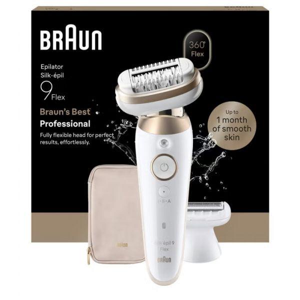 Depiladora BRAUN Silk-épil 9 Flex 9-030 3D (Branco e Dourado) — miniatura 3