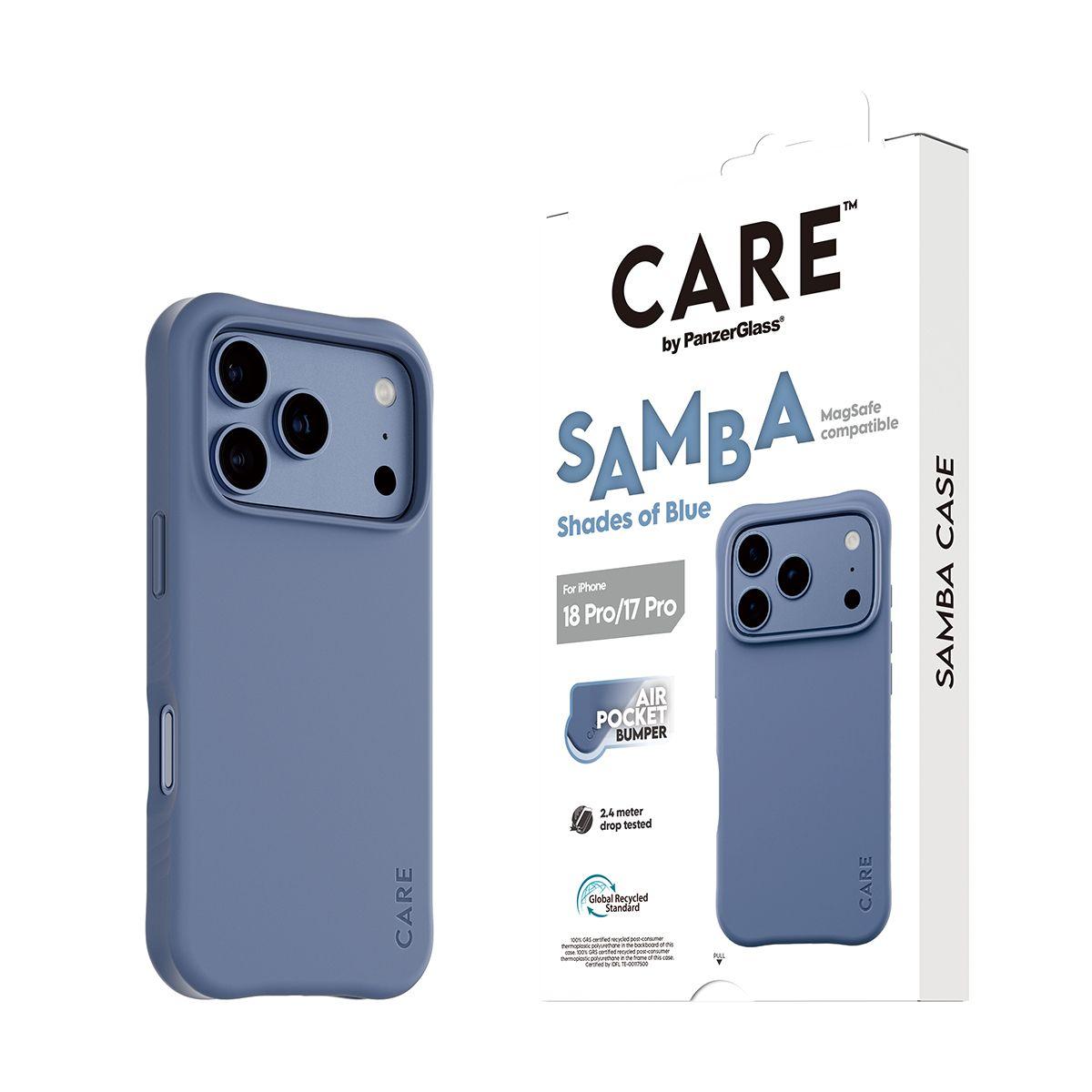 Capa para Telemóvel PANZERGLASS Samba Case iP17/18 Pro (Azul), miniatura 6