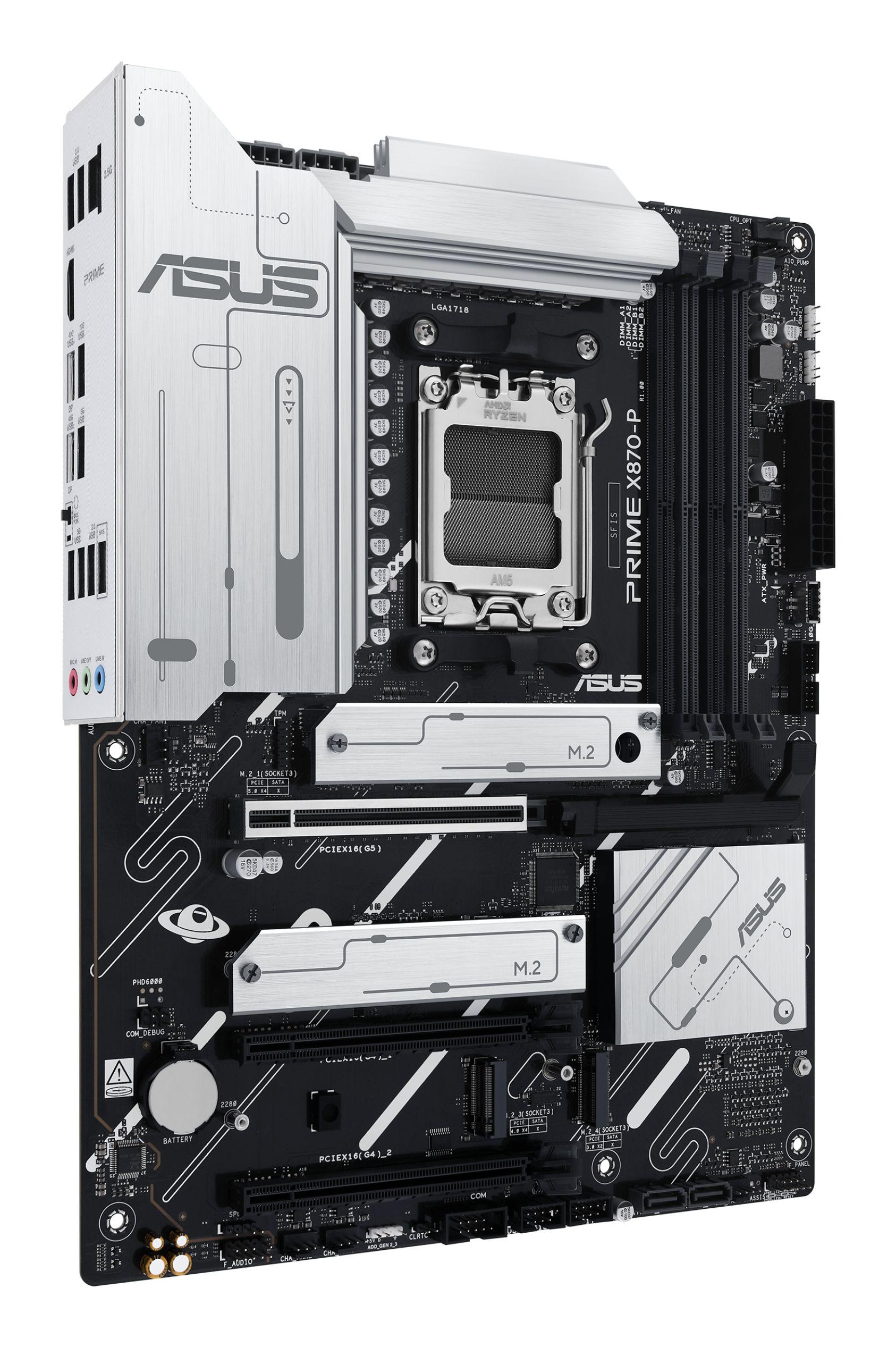 Motherboard ASUS PRIME X870-P (AM5 - ATX - Duplo canal - Preto), miniatura 3