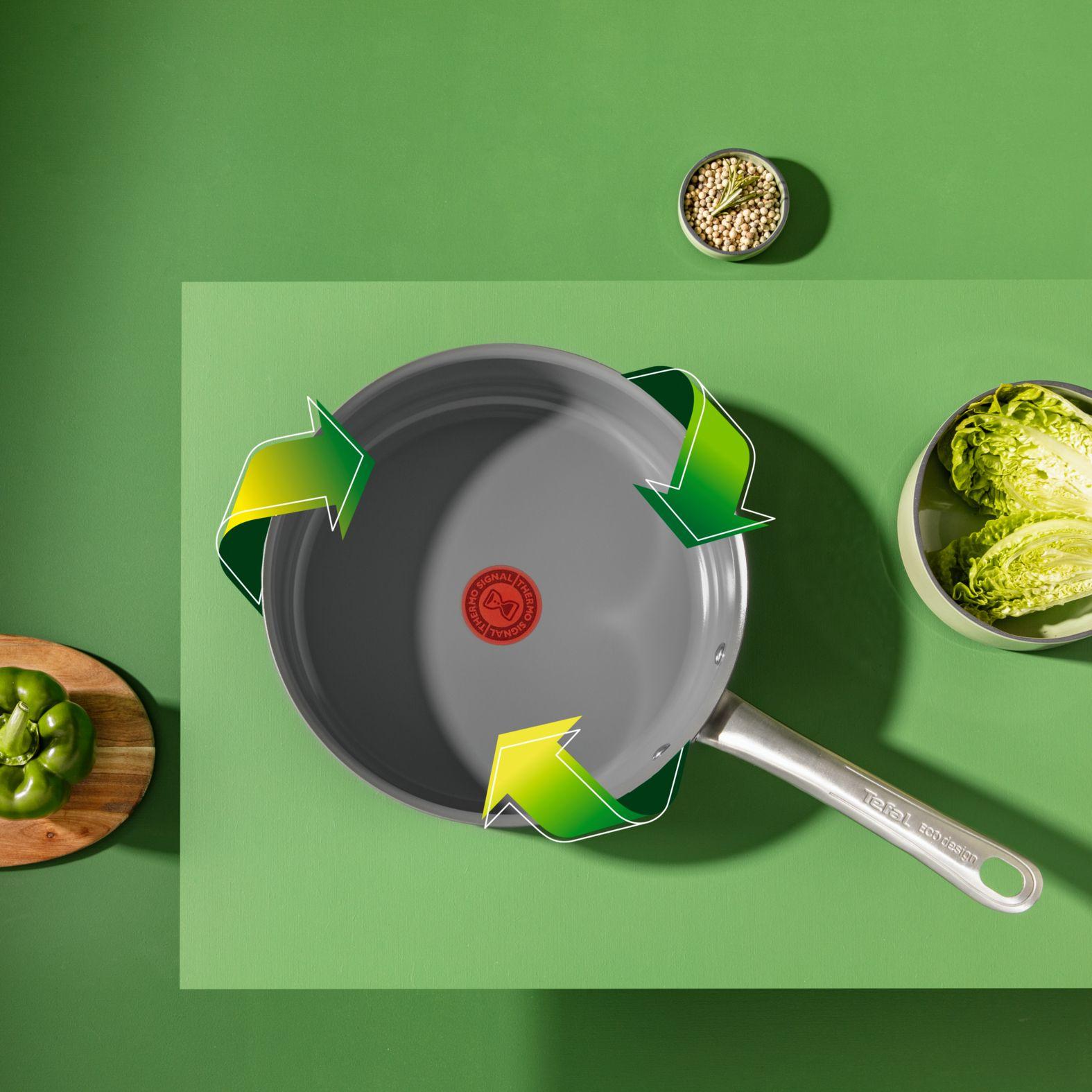 Frigideira TEFAL Renew+ C4243253 (Altura 7,1 cm - Cinzento), miniatura 4