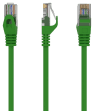 Cabo de Rede GEMBIRD PP6U-2M/G (2 m - Cat6 - RJ-45 - Verde)