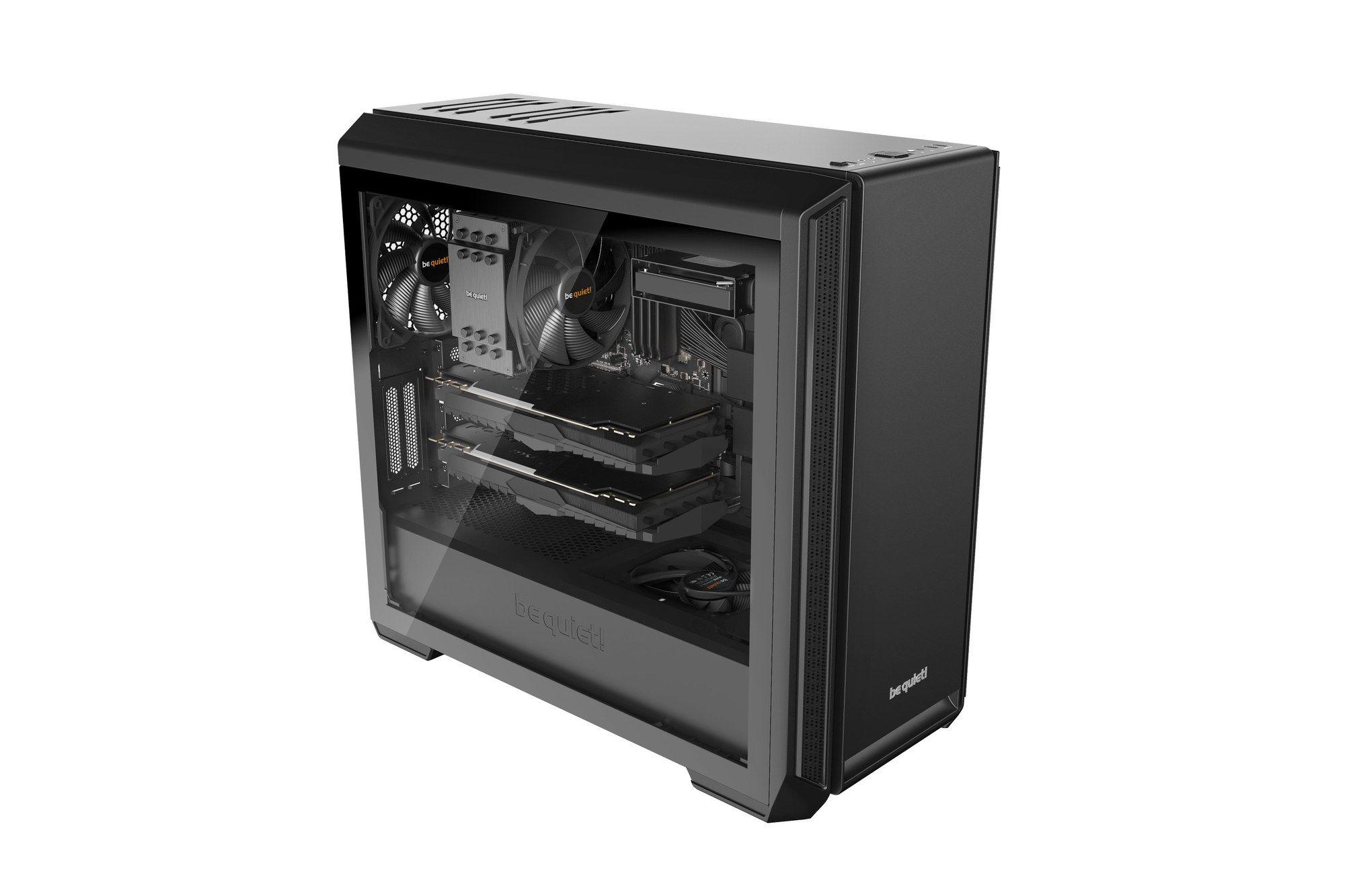 Caixa PC BE QUIET! Silent Base 601 Window (ATX, PS2 - Midi Tower - 18,5 cm - Preto) — miniatura 8
