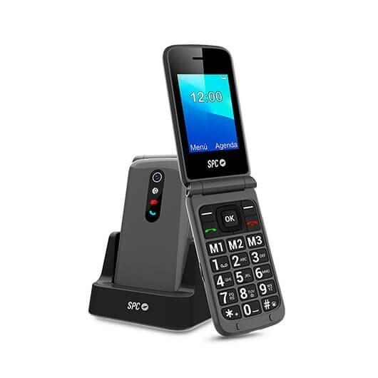 Telemóvel Sénior SPC Stella 2 Titanium (Dual SIM - 240 x 320 pixels - Preto)