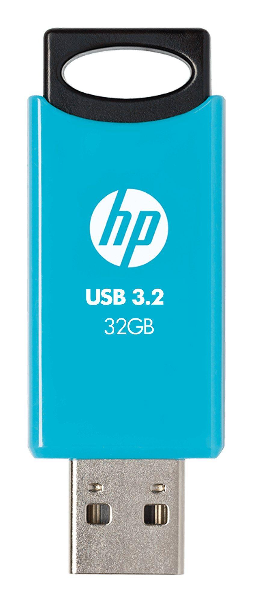 Memória USB HP 712w (Deslizante - USB Type-A - 3.2 Gen 1 - Azul), miniatura 2