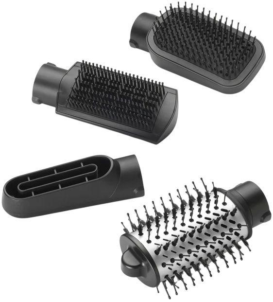 Escova Modeladora de Ar Quente BABYLISS AS774E (Plástico - Cinzento/Prateado) — miniatura 3