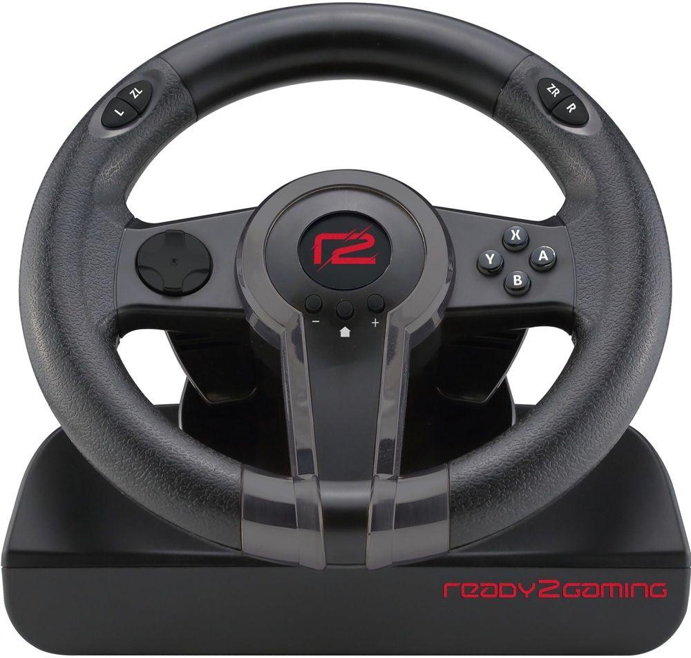 Conjunto de Volante e Pedais READY2GAMING Nintendo Switch Racing Wheel (Nintendo Switch - Preto) — miniatura 2
