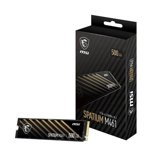 SSD MSI SPATIUM M461 (500 GB - M.2 2280 - PCIe 4.0 NVMe)