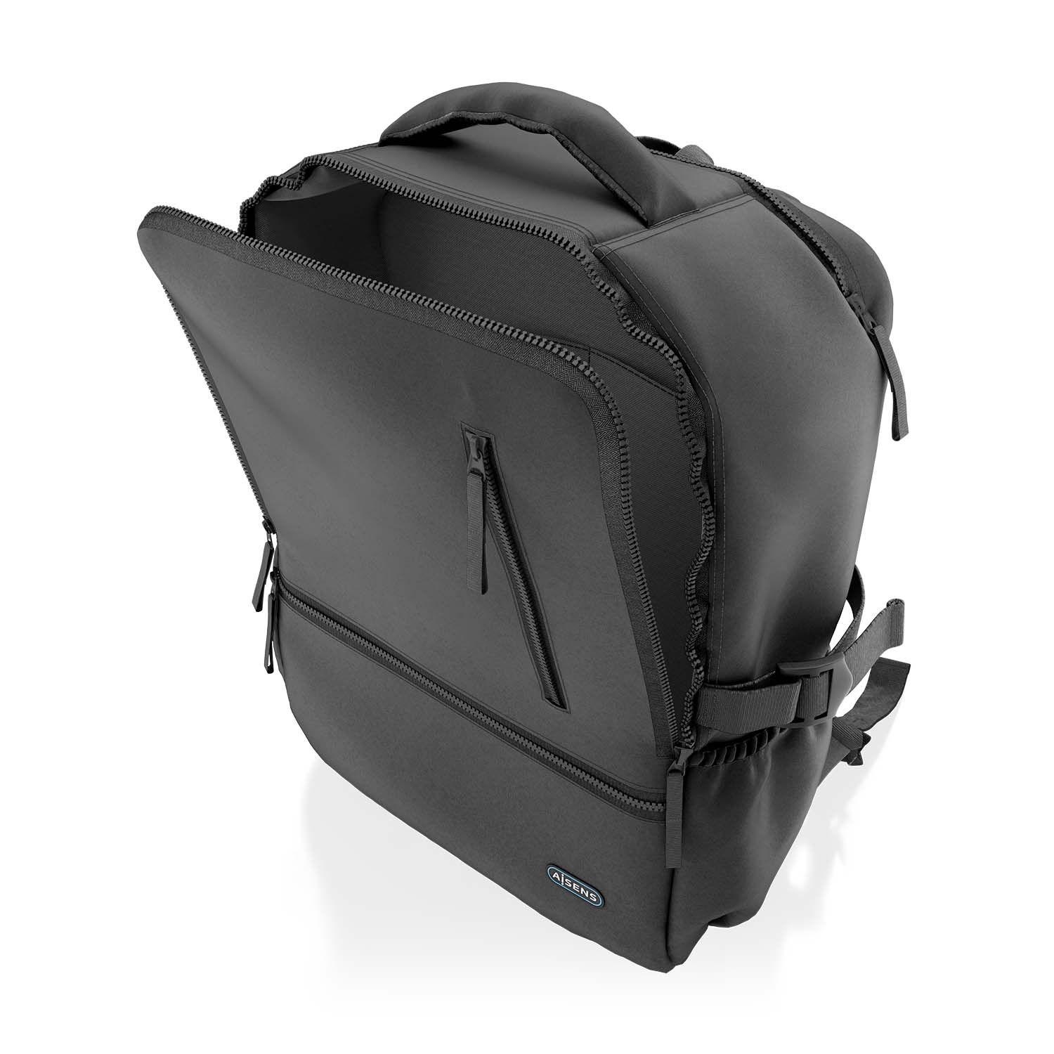 Mochila AISENS ASBG-BP086-BK (Nylon - 39,6 cm - Preto), miniatura 4