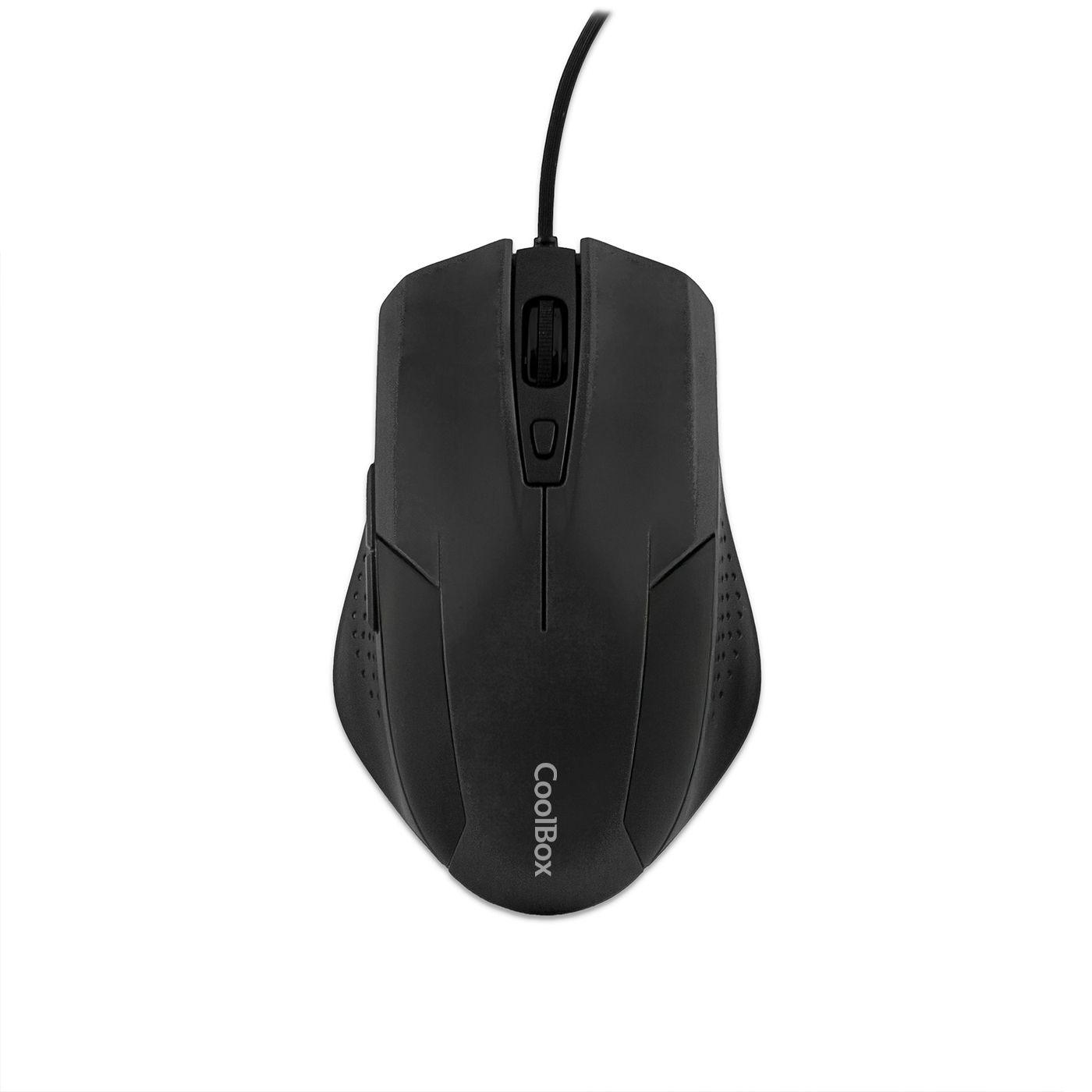Conjunto Teclado e Rato COOLBOX COO-KTR-01U (Interruptor de membrana - Tamanho completo - USB - Preto) — miniatura 4