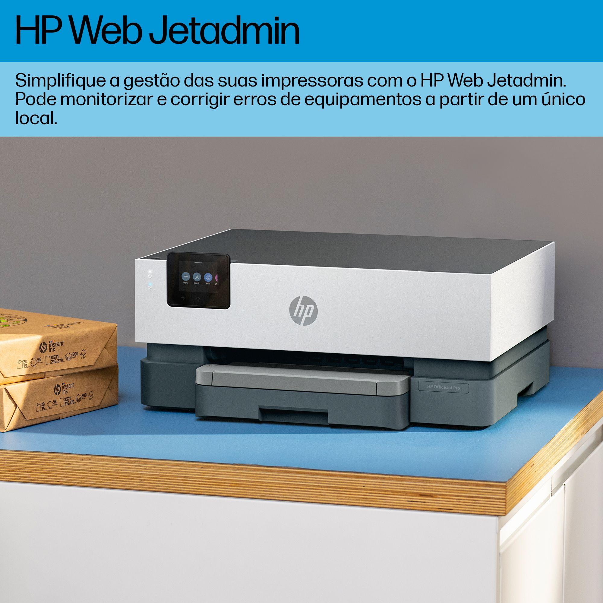 Impressora a Jato de Tinta HP OfficeJet Pro 9110b (A4 - Impressão a cores - AC - Cinzento) — miniatura 5