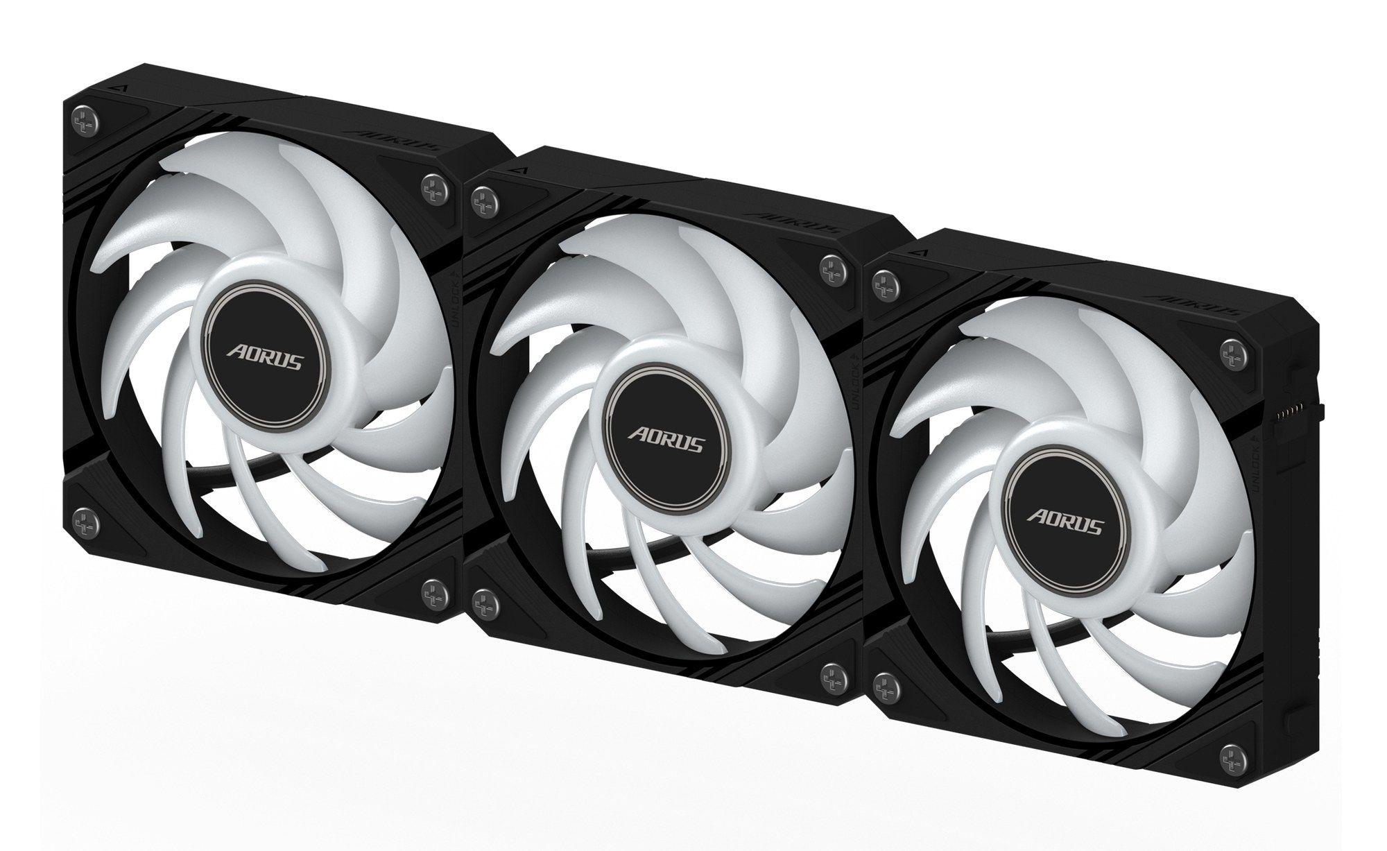 Ventoinha GIGABYTE AORUS EZ CHAIN FAN 120 (Não suportado - Preto), miniatura 5