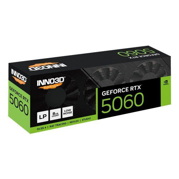 Placa Gráfica INNO3D GeForce RTX 5060 X3 Low Profile (GeForce RTX 5060 - 8 GB - 128 bit - Preto) — miniatura 3