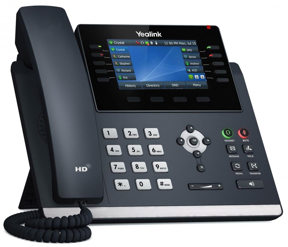 Telefone IP YEALINK T46U (4,3" - Cinzento)