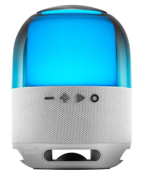 Coluna Portátil MARS GAMING MS-FLOWW (15 W - USB Type-A para USB Type-C - Branco)