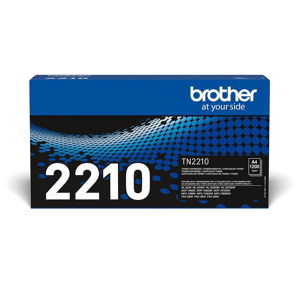 Toner BROTHER TN-2210 (1200 páginas - Preto)