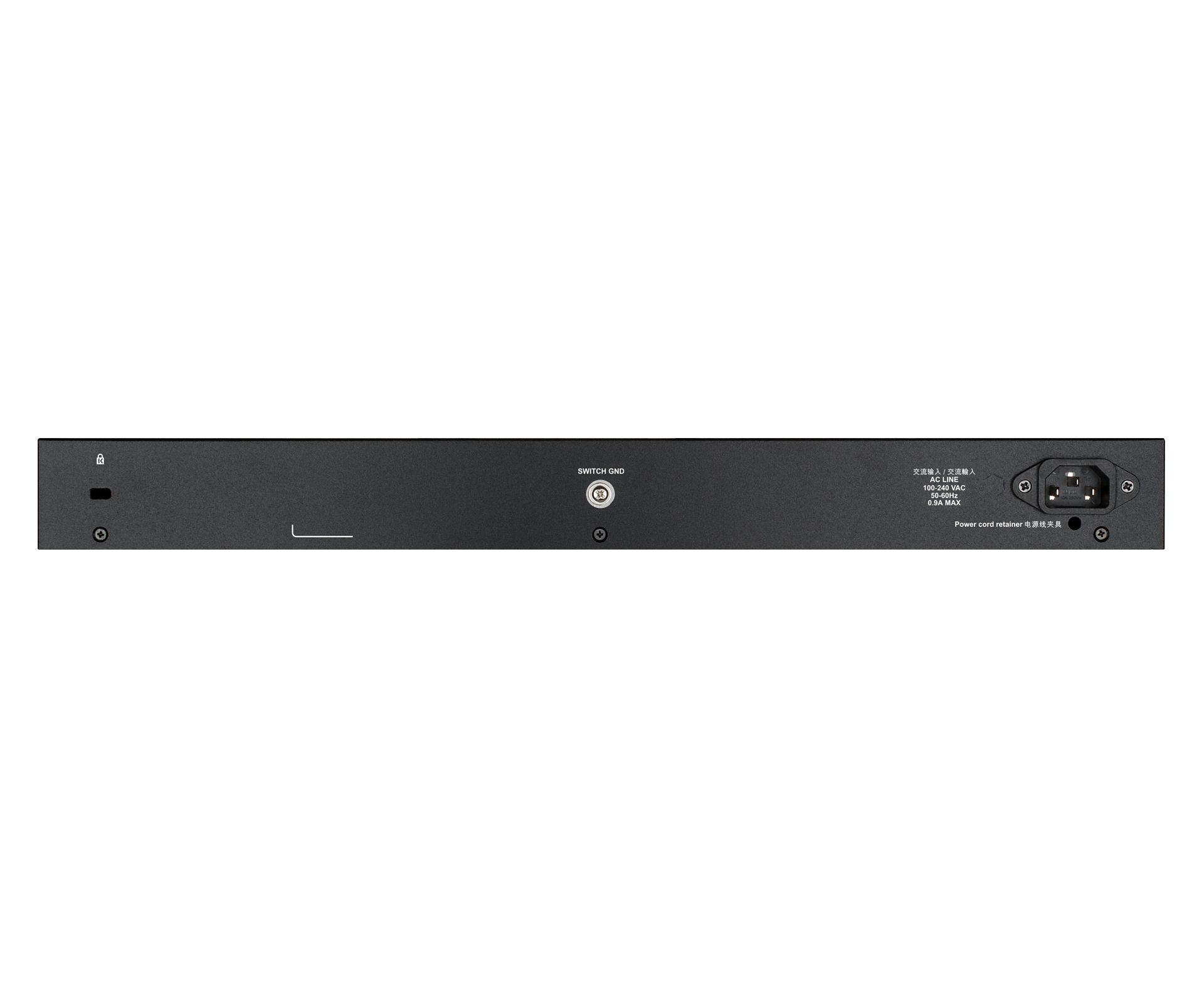 Switch Gerido D-LINK DGS-1250-28X (RJ-45 - Gigabit Ethernet - 12 MB - Preto) — miniatura 3