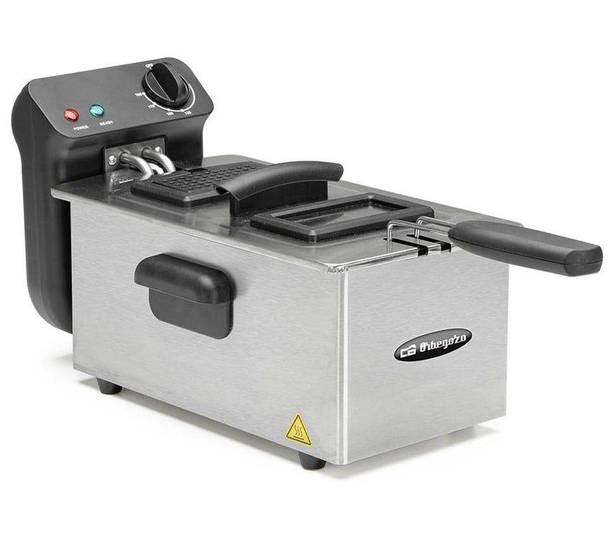 Fritadeira ORBEGOZO FDR36 (2000 W - Preto e Prateado)