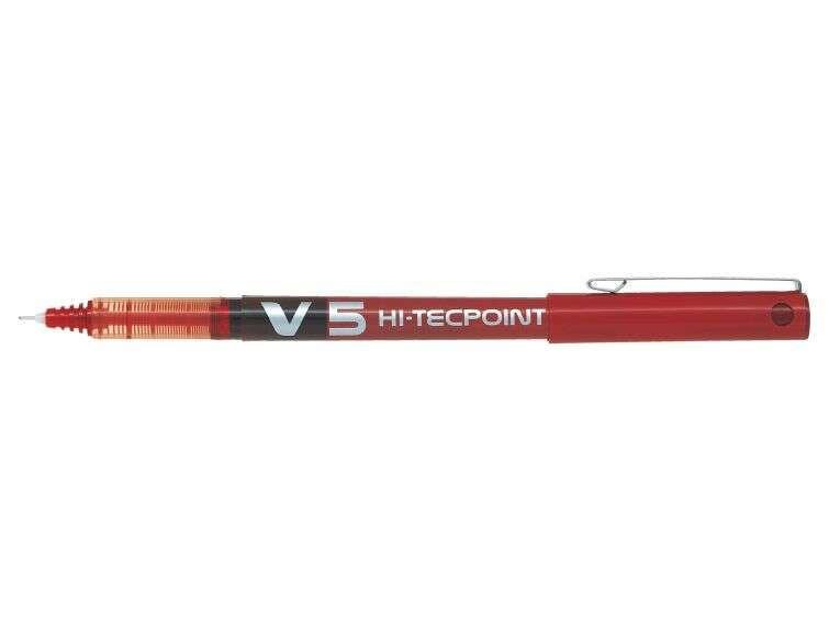 Caneta Rollerball PILOT V5 HI-Tecpoint (Vermelho)