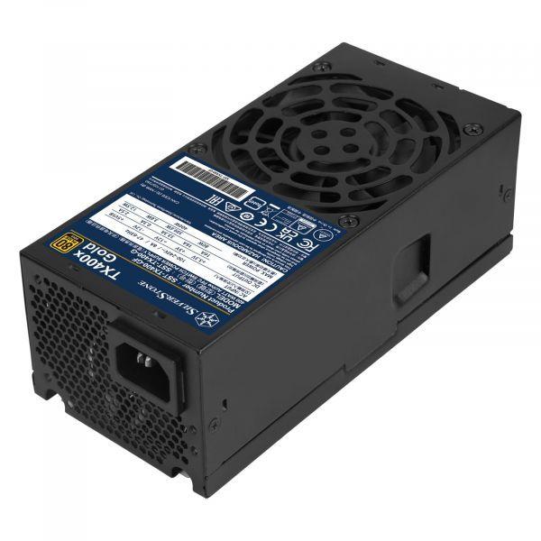 Fonte de Alimentação SILVERSTONE TECHNOLOGY TX400x Gold (TFX - 400 W - 80 PLUS Gold - Preto)