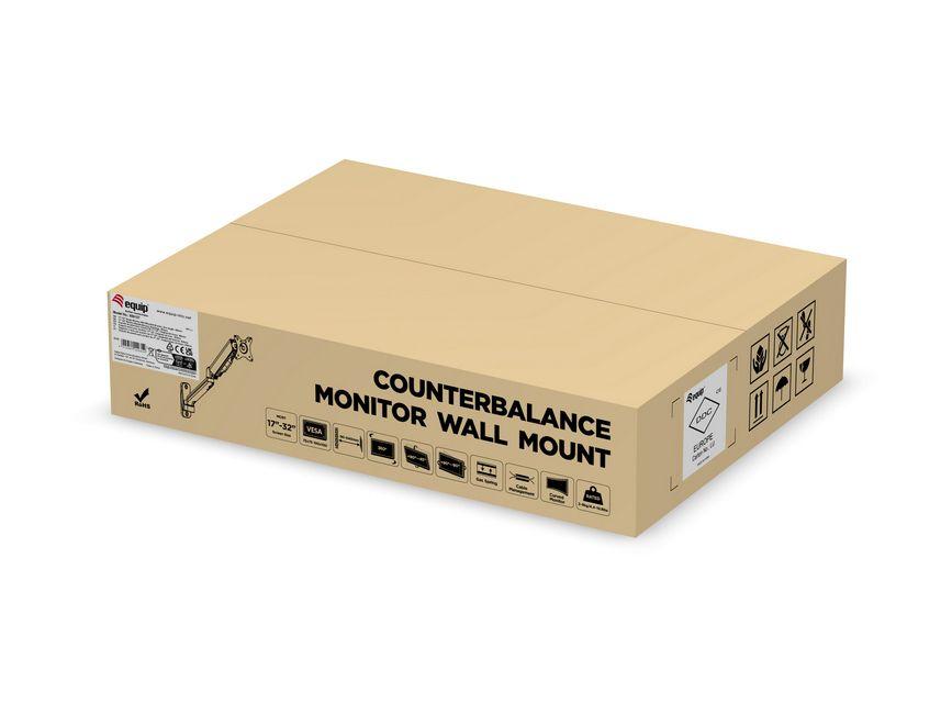 Suporte de Parede para Monitor EQUIP 650137 (75 x 75 mm a 100 x 100 mm - 100 x 100 mm - 75 x 75 mm - Preto), miniatura 10