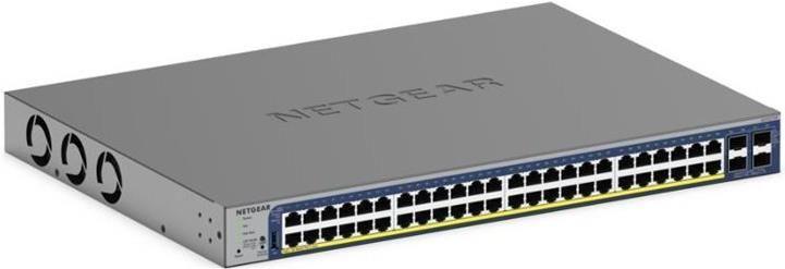 Switch Gerido NETGEAR GS752TX-300EUS (Gigabit Ethernet - 176 Gbit/s - L3 Lite - Cinzento) — miniatura 3