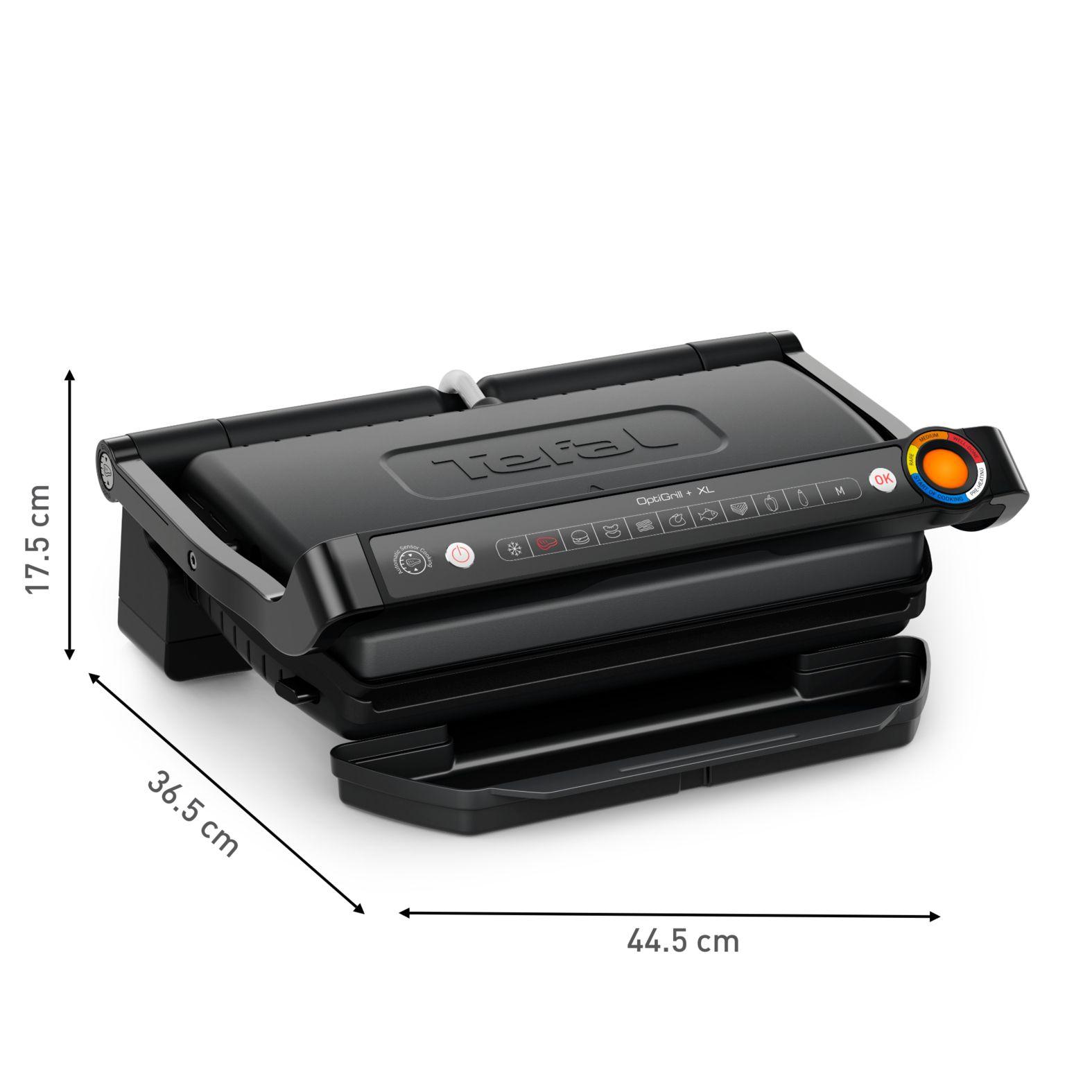 Grelhador de Contacto TEFAL Optigrill+ XL GC727810 (Altura 17,5 cm - Preto), miniatura 6