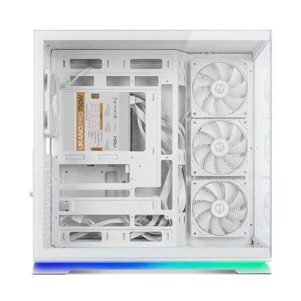 Caixa PC NOX Hummer Galaxy (ATX, ITX, micro ATX - Midi Tower - ATX, Micro ATX, ITX - Branco) — miniatura 4