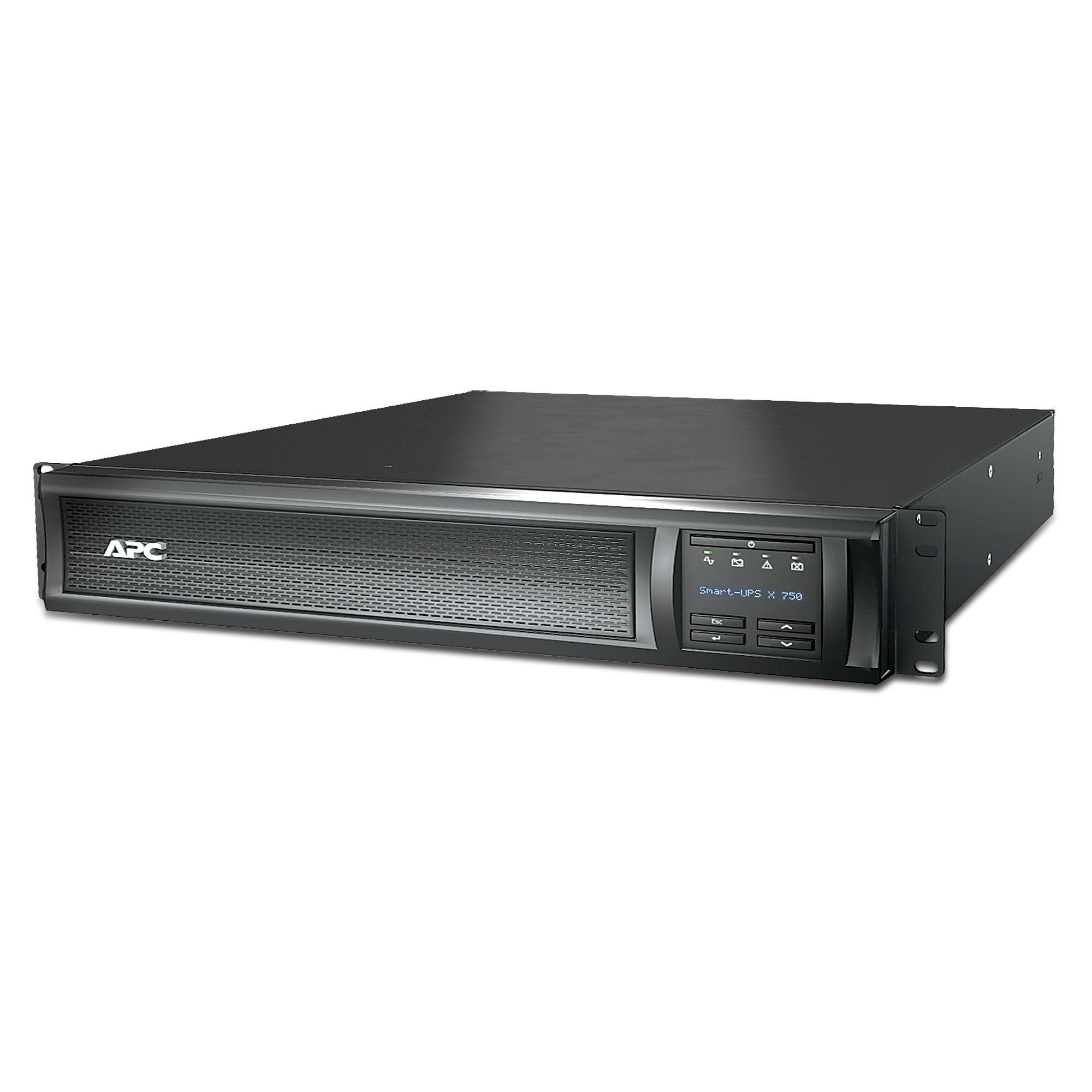 UPS APC Smart-UPS X SMX750INC (RS-232, Cabo USB - Acoplador C13, jumpers IEC - Preto)