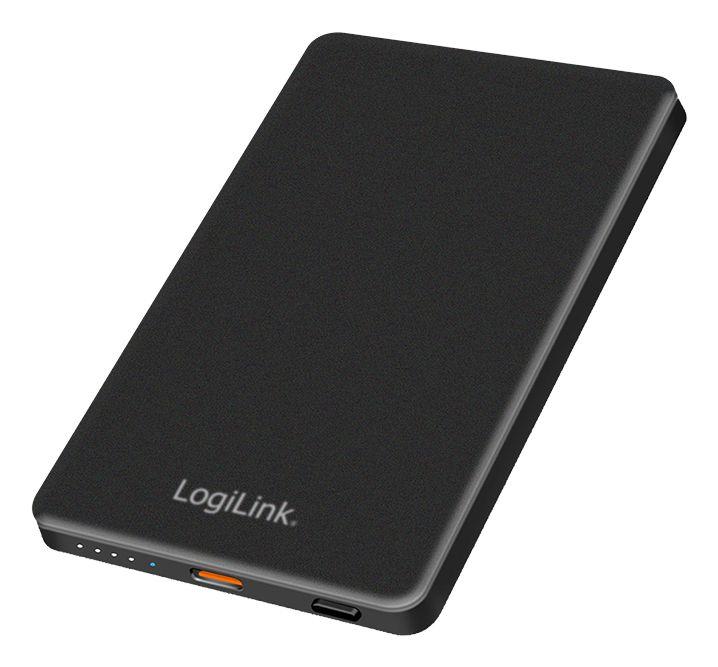 Bateria Externa LOGILINK PA0352 (5000 mAh - 20 W - USB Type-C - Preto)